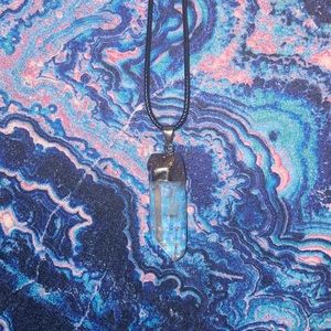Clear quartz necklace